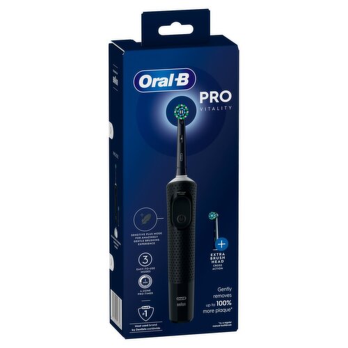 Oral B Vitality Pro Black Cross Action Toothbrush (1 Piece)