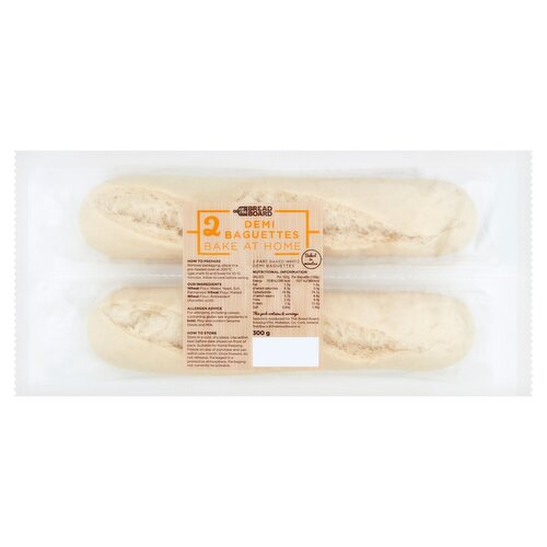 The Bread Board White Demi Baguettes (2 Piece)