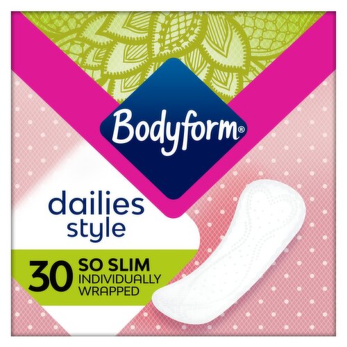 Bodyform Dailies Style So Slim Panty Liners (30 Piece)