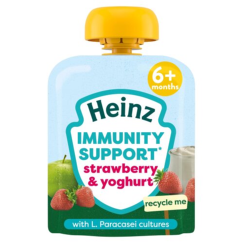 Heinz Immunity Support Strawberry & Yoghurt Fruit Pouch 6+ Months (85 g)