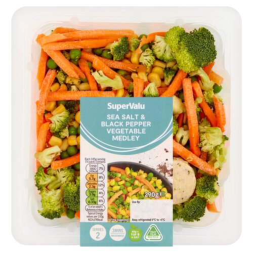 SuperValu Sea Salt & Black Pepper Vegetable Medley (290 g)