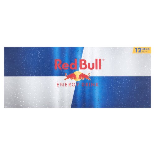 Red Bull Energy Drink Can 12 Pack (250 ml)