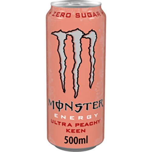 Monster Energy Zero Sugar Ultra Peachy Keen Can (500 ml)