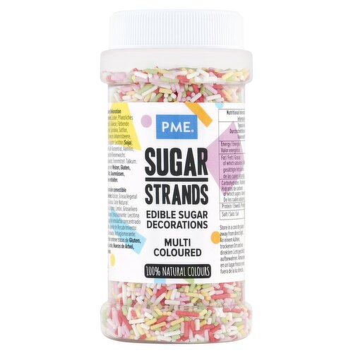 Pme Multi Coloured Sugar Strands (80 g)