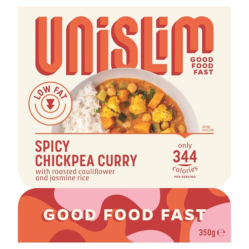 Unislim Spicy Chickpea Curry & Roasted Cauliflower (350 g)