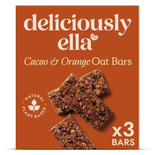 Deliciously Ella Cacao & Orange Oat Bar 3 Pack (50 g)