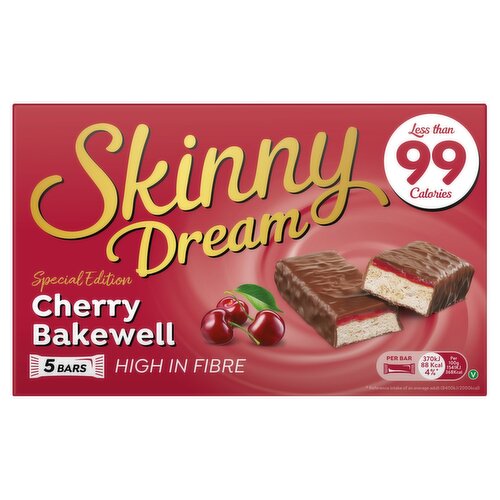 Skinny Dream Cherry Bakewell Bar 5 Pack (24 g)