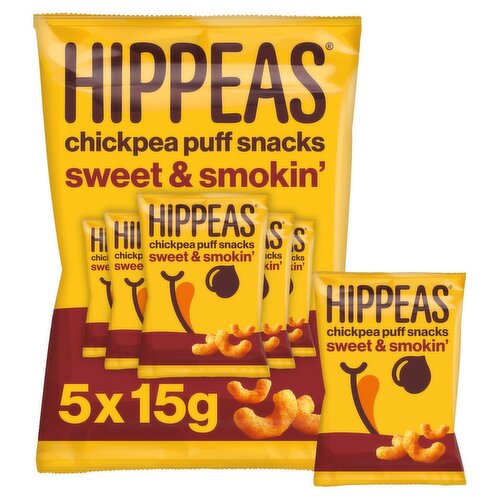 Hippeas Sweet & Smokin Puff Snacks 5 Pack (15 g)