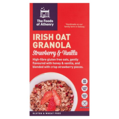 The Foods of Athenry Strawberry & Vanilla Irish Oat Granola (375 g)