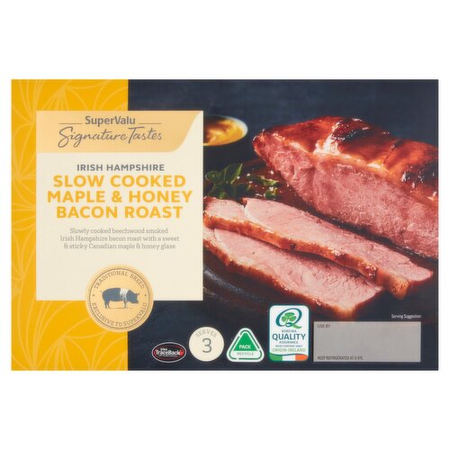 SuperValu Signature Taste Irish Hampshire Slow Cooked Maple & Honey Bacon Roast (600 g)