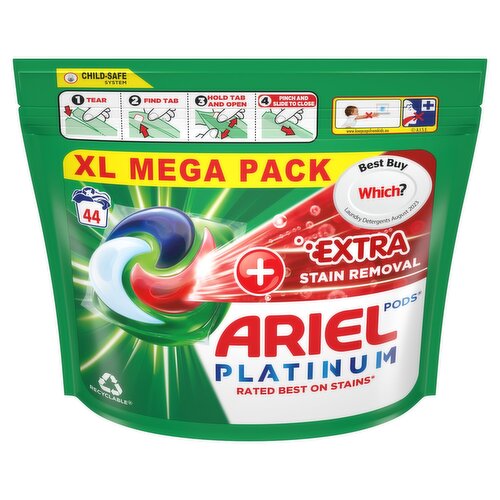 Ariel Platinum All In One Pods (44 Piece)