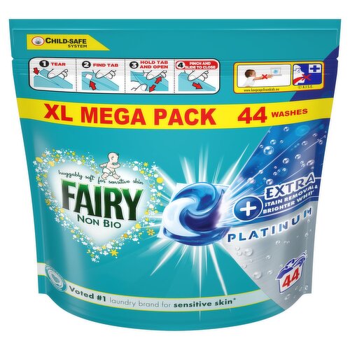 Fairy Platinum All In One Pods (44 Piece)