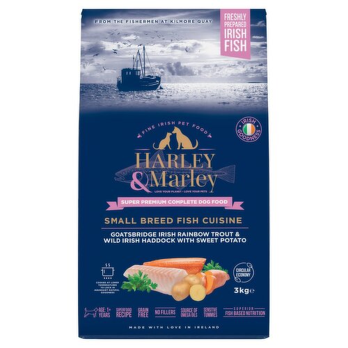 Harley & Marley Superior Fish Based Nutrition Dog Food Small Breed (3 kg)