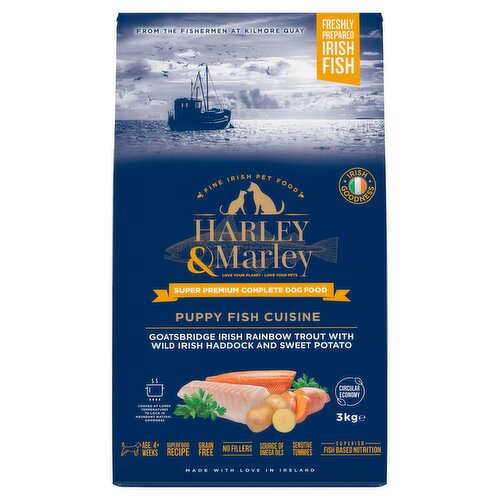 Harley & Marley Superior Fish Based Nutrition Dog Food Puppy (3 kg)