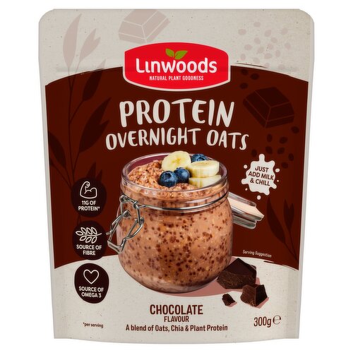 Linwoods Chocolate Protein Overnight Oats (300 g)