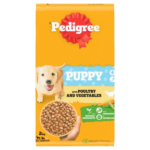 Pedigree Poultry & Vegetable Puppy Dry Dog Food (2 kg)