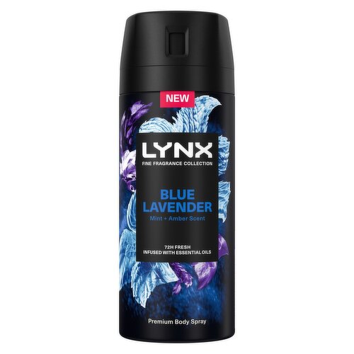 Lynx Blue Lavender 72 hour Deodorant Body Spray (150 ml)