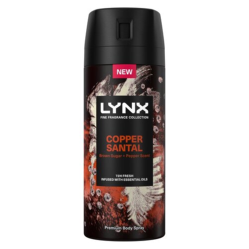 Lynx Cooper Santal 72 hour Deodorant Body Spray (150 ml)