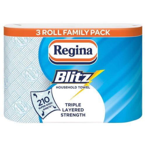 Regina Blitz Household Towel (3 Roll)