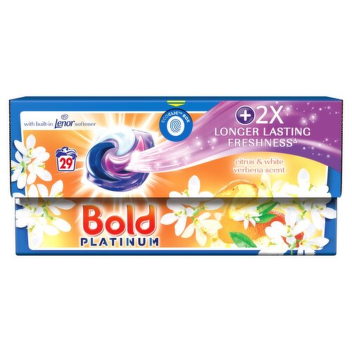 Bold Platinum Citrus & White Verbana Pods 29 Wash (29 Piece)