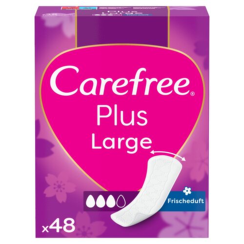 Carefree Plus Large Fresh Scent Panty Liners (48 Piece)