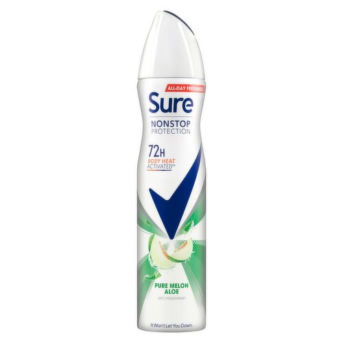 Sure Pure Melon & Aloe 72h Antiperspirant (250 ml)