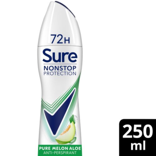 Sure Pure Melon & Aloe 72h Antiperspirant (250 ml)