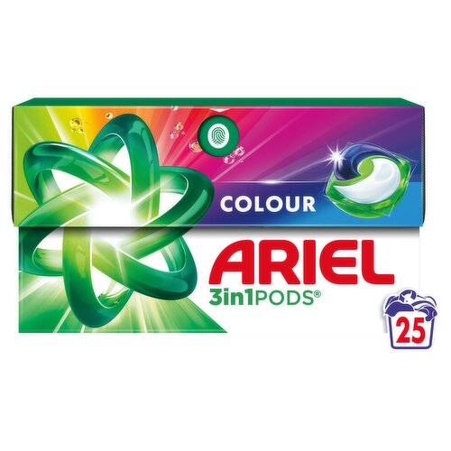 Ariel All in 1 Colour Pods 25 Wash (25 Piece)