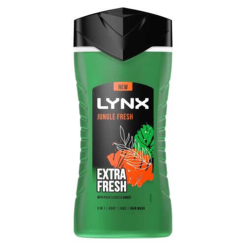 Lynx Jungle Fresh 3 in 1 Shower Gel (225 ml)