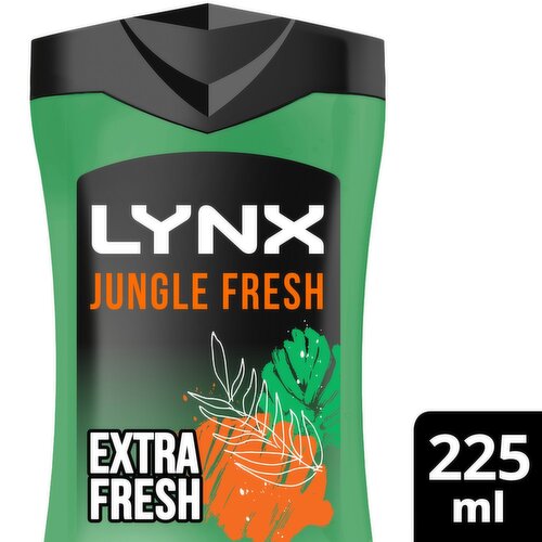 Lynx Jungle Fresh 3 in 1 Shower Gel (225 ml)