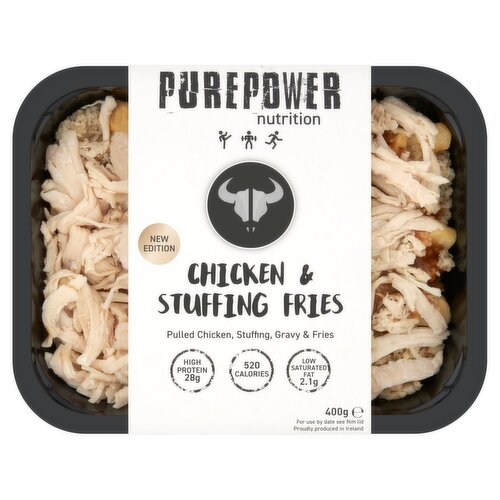 PUREPOWER CHICKEN & STUFFING FRIES** (400 g)