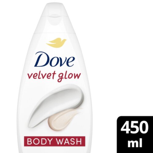 Dove Velvet Glow Bodywash Shower Gel (450 ml)