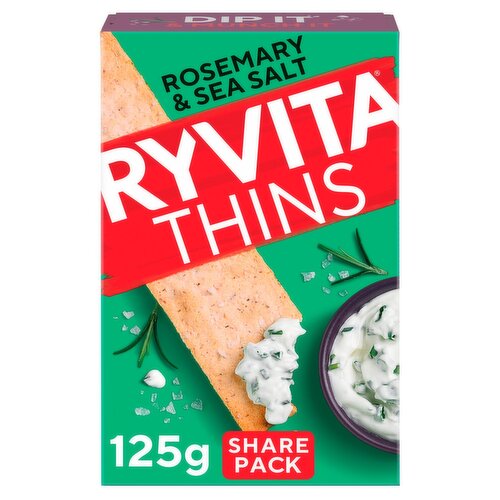 Ryvita Rosemary & Sea Salt Thins (125 g)