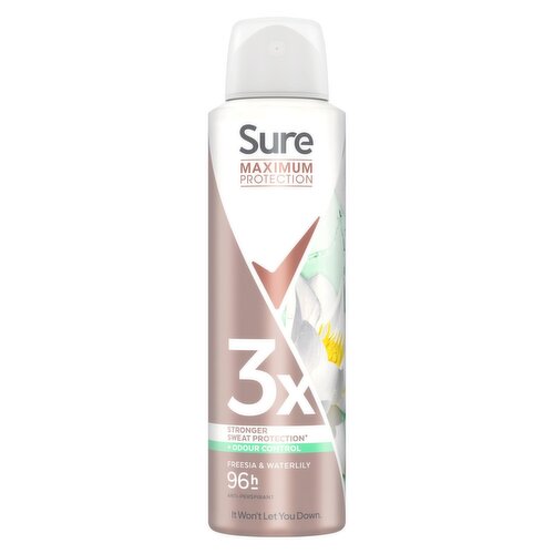 Sure Freesia & Water Lily Maximum Protection Antiperspirant (150 ml)