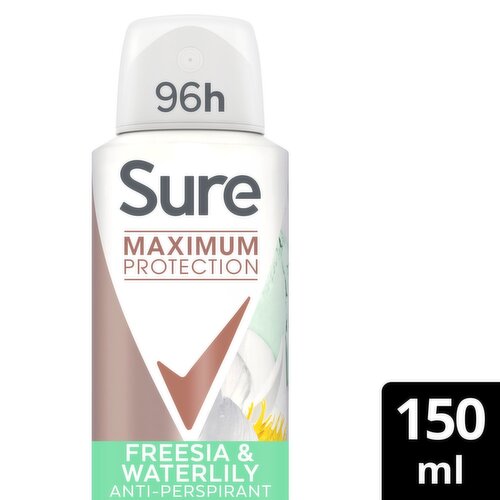 Sure Freesia & Water Lily Maximum Protection Antiperspirant (150 ml)