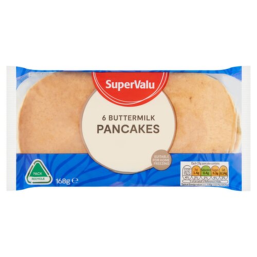 SuperValu Buttermilk Pancakes 6 Pack (168 g)