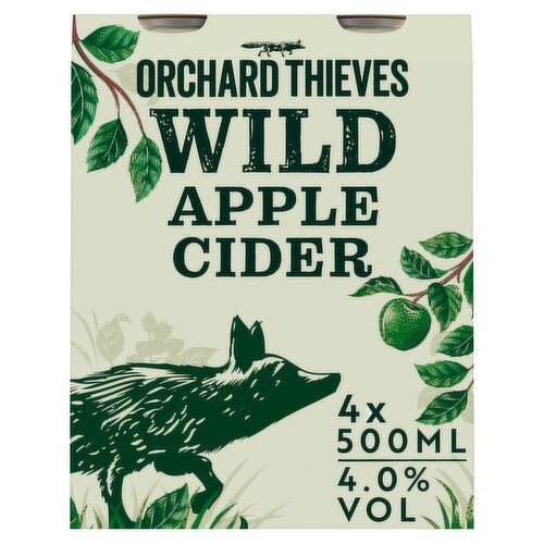 Orchard Thieves Wild Apple Cider Can 4 Pack (500 ml)