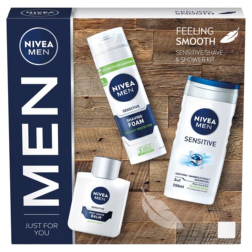 Nivea Men Feeling Smooth Sensitive Shave & Shower Gift Set (1 Piece)