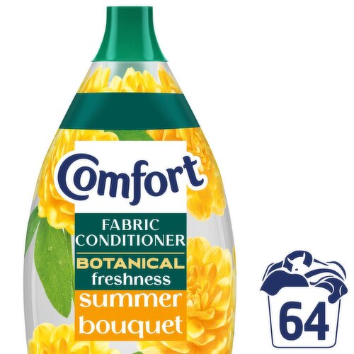 Comfort Botanical Summer Bouquet Fabric Conditioner 64 Wash Case (960 ml)