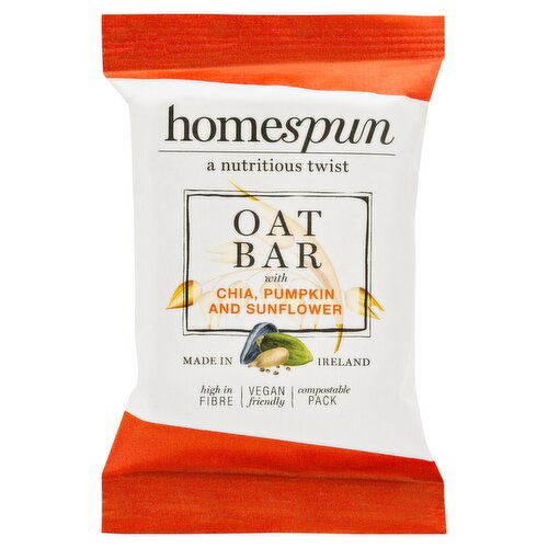 Homespun Chia Pumpkin & Sunflower Oat Bar (50 g)