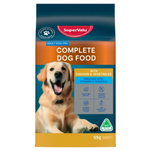 SuperValu Chicken and Vegetables Complete Dog Food (12 kg)