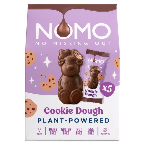 Nomo Mini Reindeers Cookie Dough Box 5 Pack (53 g)