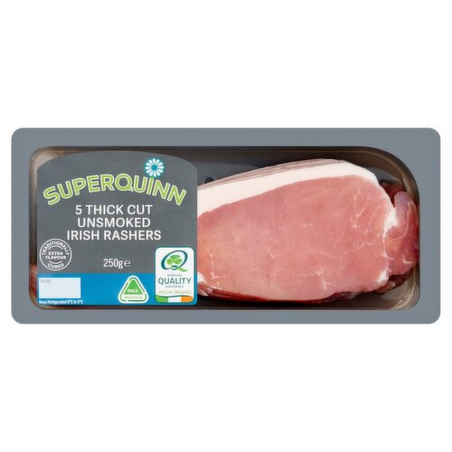 Superquinn Thick Cut Unsmoked Rasher (250 g)