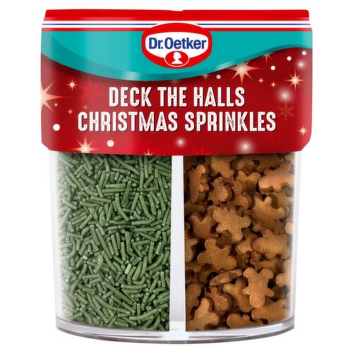 Dr.Oetker Deck the Halls Christmas Sprinkles 4 Cell (80 g)