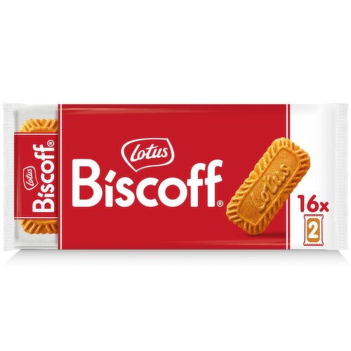 Lotus Biscoff Biscuit Lunchbox Snack Packs 16 Pack (248 g)