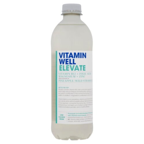 Vitamin Well Elevate Pineapple Wild Strawberry Drink (500 ml)