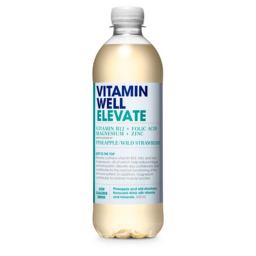 Vitamin Well Elevate Pineapple Wild Strawberry Drink (500 ml)