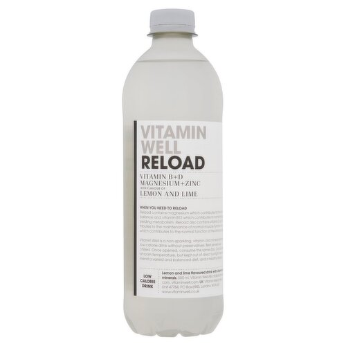 Vitamin Well Reload Lemon & Lime Drink (500 ml)