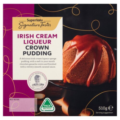 SuperValu Signature Tastes Cream Liqueur & Chocolate Sponge Pudding (510 g)