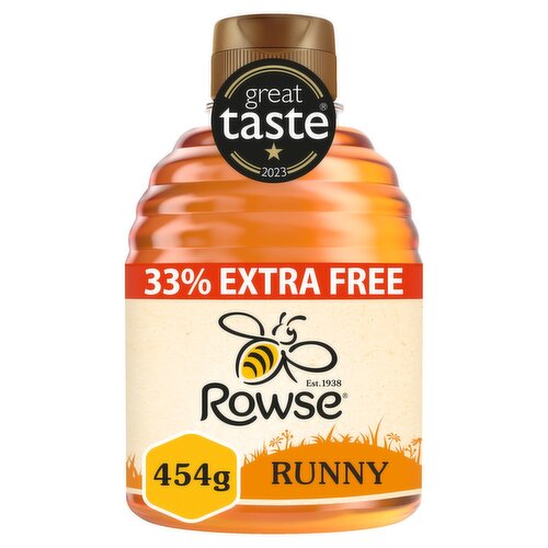 Rowse Runny Honey Squeezy 33% Extra Free (340 g)